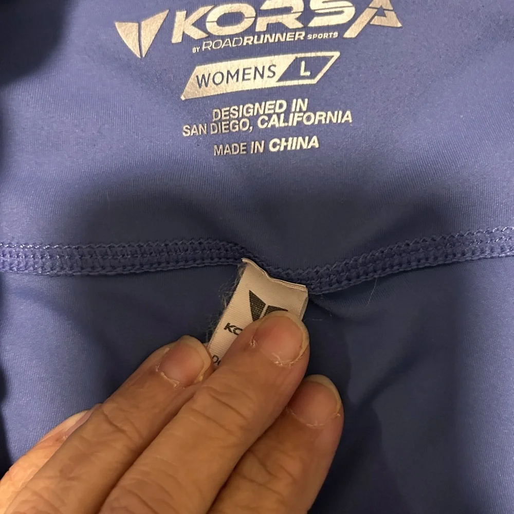 Korsa leggings, size large, pockets, rainbow, purple - Picture 3 of 7